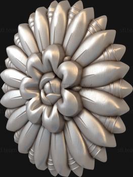 3D модель Тройной цветок (STL)