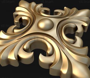 3D модель Ромб из листьев (STL)