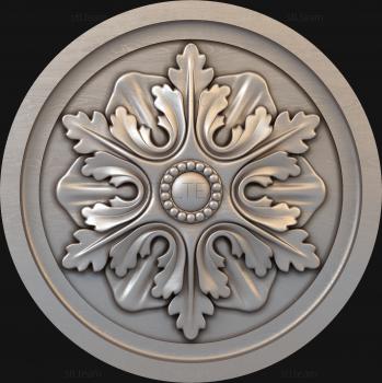 3D model Snowflake with beads (STL)