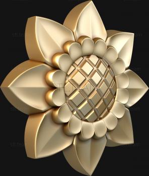 3D model Sunflower-1 (STL)