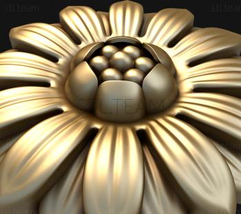 3D model Sunflower (STL)