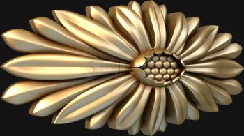 3D model Gerbera oval (STL)