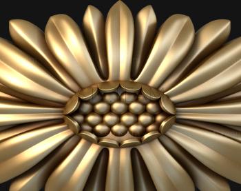 3D model Gerbera oval (STL)