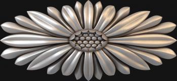 3D model Gerbera oval (STL)