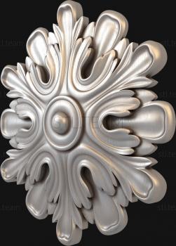 3D model Snowflake with petals-1 (STL)