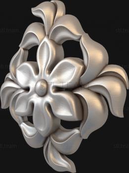 3D model Violet bouquet (STL)