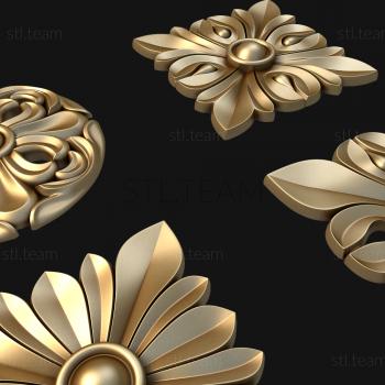 3D model Small flowers (STL)