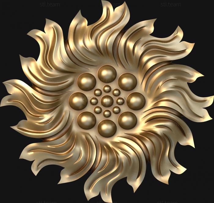 3D модель Жемчужное солнце (STL)