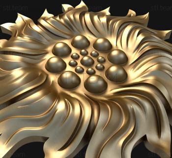 3D модель Жемчужное солнце (STL)