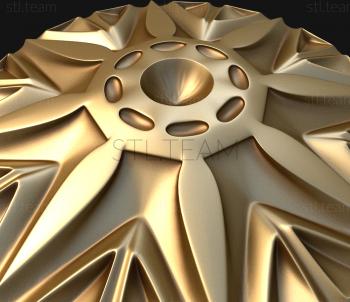 3D model Gothic flower (STL)
