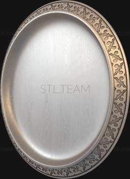 3D model Dish with carved edging (STL)