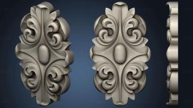 3D model Rosette with an oval in the center (STL)