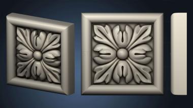 3D model Carved rosette (STL)