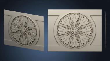 3D model Flower paneling1925 VERSION1 (STL)