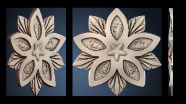 3D model Flower pattern (STL)