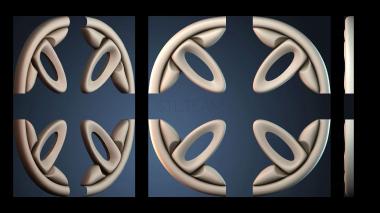 3D model Round disk pattern (STL)