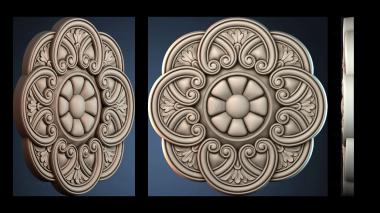 3D модель Круговой дисковый узор (STL)