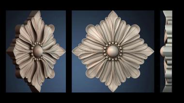 3D модель ROZETKA_1845 (STL)