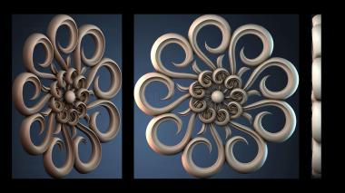 3D модель ROZETKA_2295 (STL)