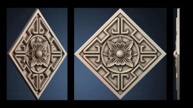 3D модель ROZETKA_2356 (STL)