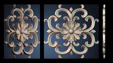 3D модель ROZETKA_2364 (STL)