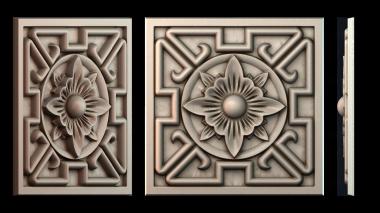 3D модель ROZETKA_2377 (STL)