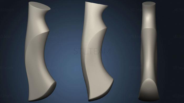 3D модель Две рукоятки ножа с гардами1 (STL)