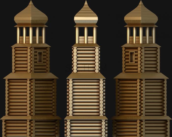 3D модель Ладьи - Деревянные храмы Кижи (STL)