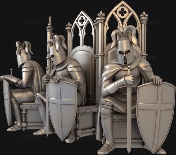 3D модель Король в доспехе (STL)