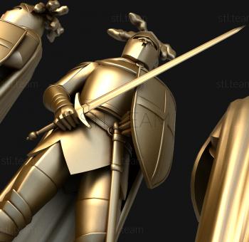 3D модель Рыцари с плюмажем (STL)