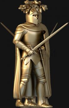 3D модель Рыцари с плюмажем (STL)