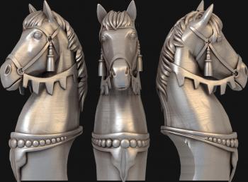 3D модель Конь со сбруей (STL)