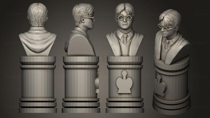 3D модель Гарри Поттер Шахматы и шашки Гарри Поттер (STL)
