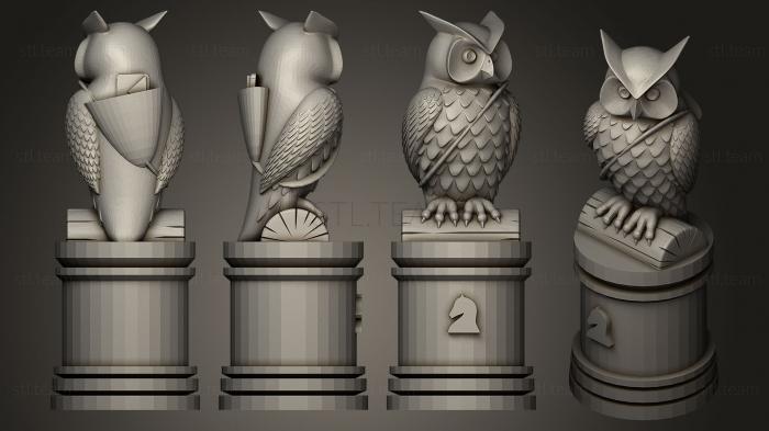 3D model Harry Potter Chess And Checkers D Sova (STL)