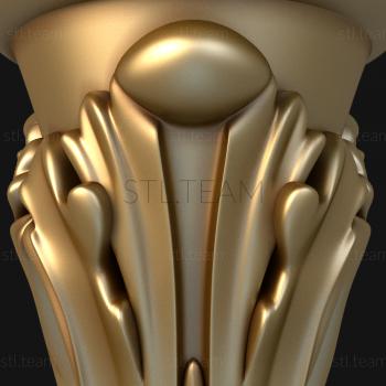 3D модель 3d stl модель шишки/навершия для столба (STL)