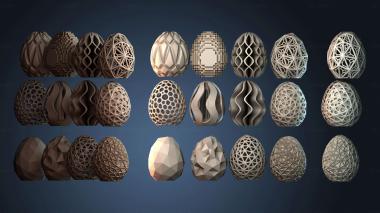 3D модель Пасхальные яйца (STL)