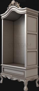 3D модель 3d модель шкафа-витрины в stl, файл для чпу станка (STL)