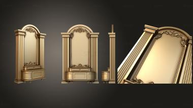 3D model Mirror with chest of drawers (STL)