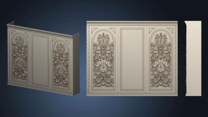 Шкафы Cabinet with carved panels