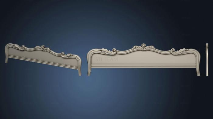 3D model Footboard of the bed version2 (STL)