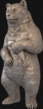 3D model 3d stl model of a bear figurine (STL)