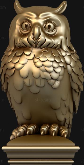 Статуэтки 3d stl модель статуэтки совы