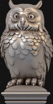 3D model 3d stl model of owl figurine (STL)