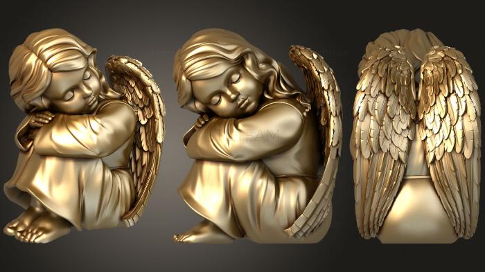 3D модель Ангел сидящий (STL)