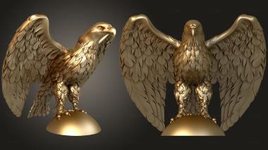 3D model Eagle figurine (STL)