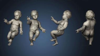 3D model Child with spread arms with printable version (STL)