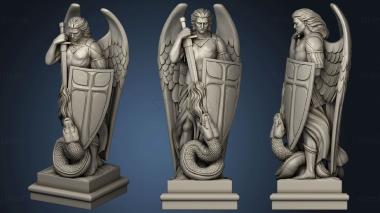 3D model Statue of the Archangel Michael in Mexico version1 (STL)