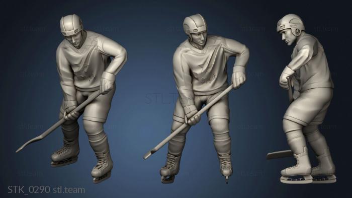 Статуэтки Statuette of a hockey player