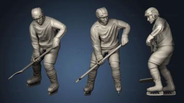 3D model Statuette of a hockey player (STL)