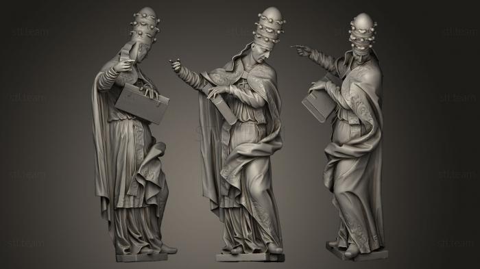 3D модель Алтарная скульптура из части Тропы храмов Марии (STL)